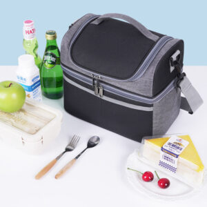 Olive green 30L heavy-duty soft cooler bag with front zippered pocket and sturdy webbing straps by Top Sound